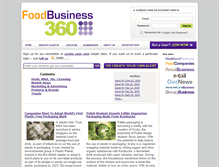 Tablet Screenshot of foodbusiness360.com